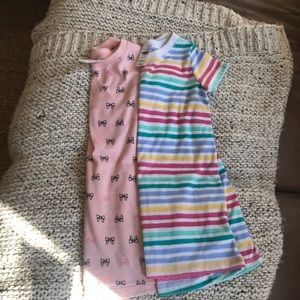 Toddler old navy pajama shirts (2)